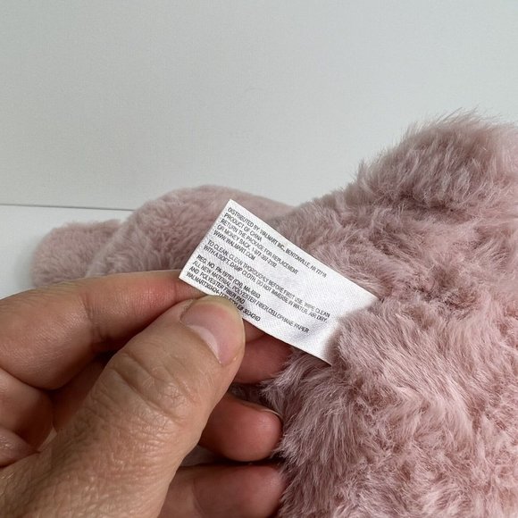 Spark Create Imagine Plush Bunny Rabbit Bell Rattle Crinkle Ears Pink 14" Easter - Picture 8 of 12